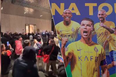 KIJK. Chinese fans bestormen spelershotel waar Ronaldo verblijft nu diens blessure plannen lelijk in de war stuurt
