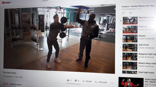 Essink biedt vanwege de Coronacrisis workouts voor thuis aan via You Tube.