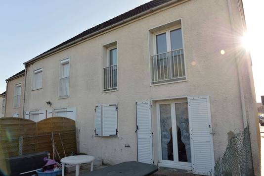 De woning in Chartres waar Mostefaï twee jaar geleden woonde.