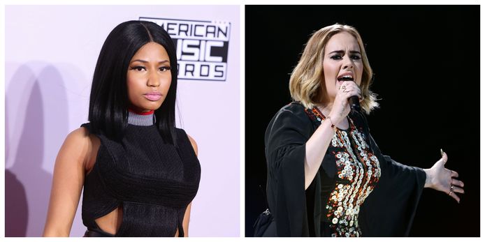 Nicki Minaj en Adele hebben samen een nummer opgenomen