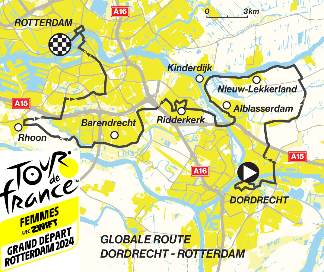 De Tour de France Femmes komt eraan! Rotterdam maakt zich op voor zinderende fietszomer Foto