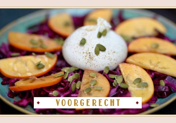 Heerlijk en budgetproof voorafje: salade met rode kool