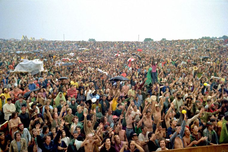 Woodstock in 1969. (AFP) Beeld 