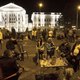 Protestkamp tegen oppositie Skopje