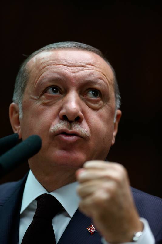 ‘We kunnen onze mensen niet laten doodvriezen’, aldus Erdogan