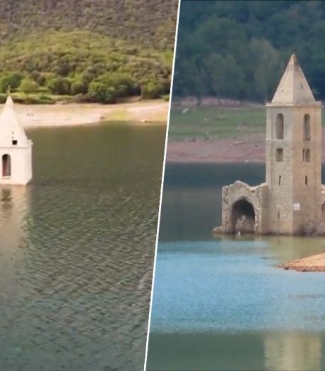 La sécheresse fait réapparaître les ruines d’une église autrefois engloutie