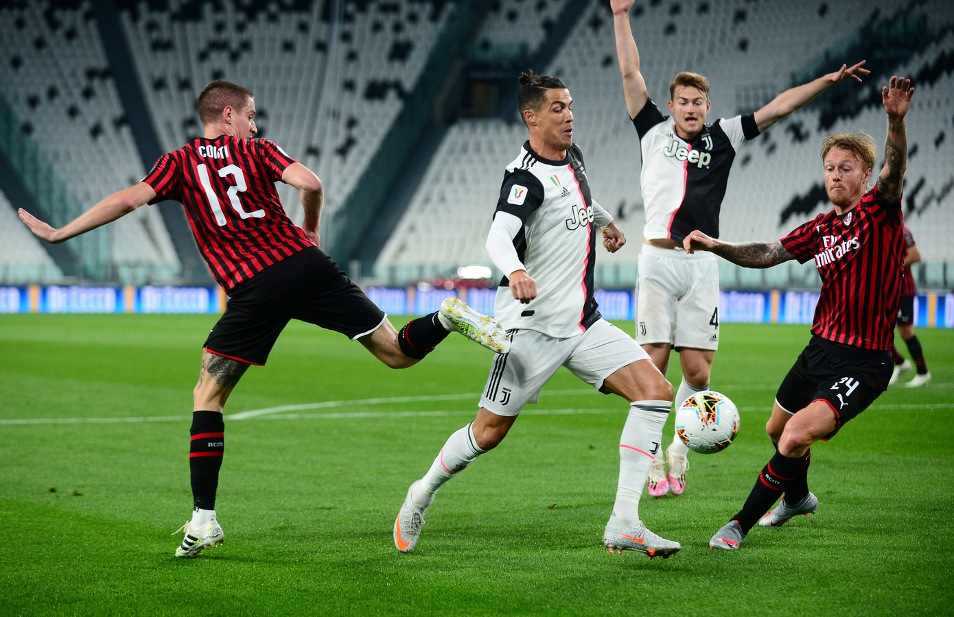 Topper AC Milan-Juventus nog onzeker | Foto | AD.nl