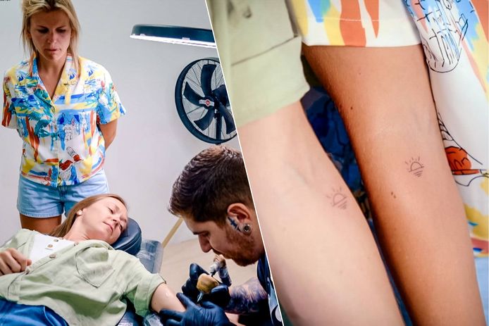 Blind getrouwd: Karen & Sharon laten matching tattoos zetten na één week huwelijk