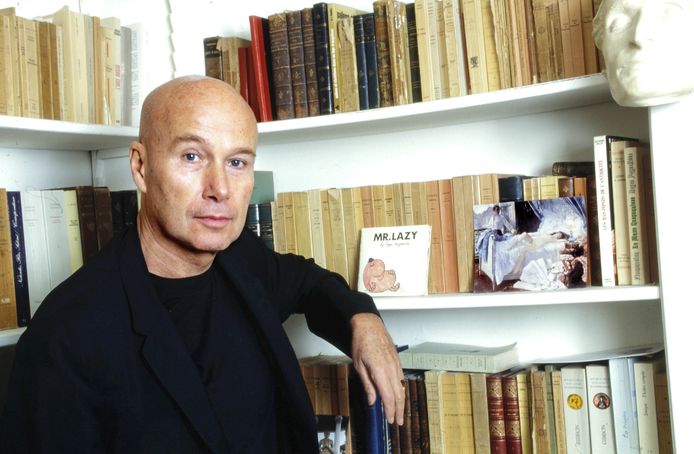 Gabriel Matzneff à son domicile à Paris le 16 novembre 1995. © Cédric Perrin / Bestimage