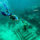 Jezusbeeld ontvangt duikers, maar duikers (en vervuiling, opwarming, overbevissing) bedreigen het koraal waartussen hij staat