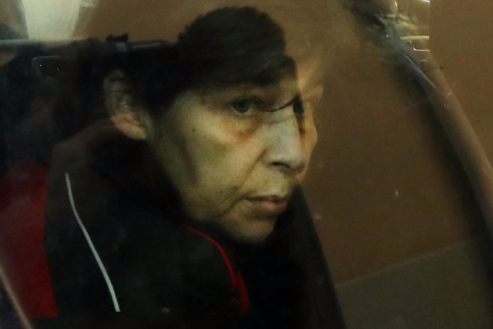 Patricia Dagorn arriveert bij de rechtbank in Nice.