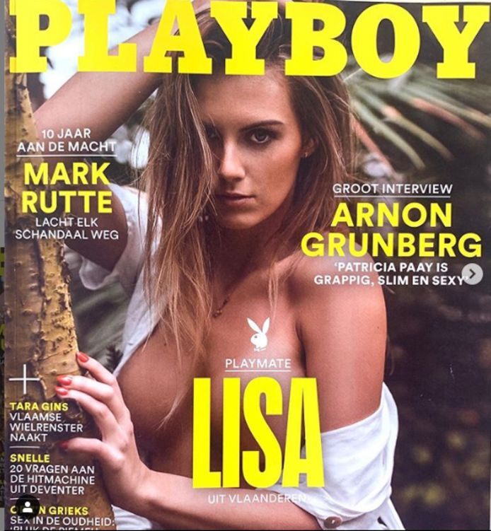 De Izegemse Lisa Moerman (24) prijkt in mei op de cover van de Nederlandse Playboy.