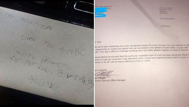 Un Petit Garcon Envoie Une Lettre A Son Pere Au Paradis Et Recoit Une Emouvante Reponse Famille 7sur7 Be