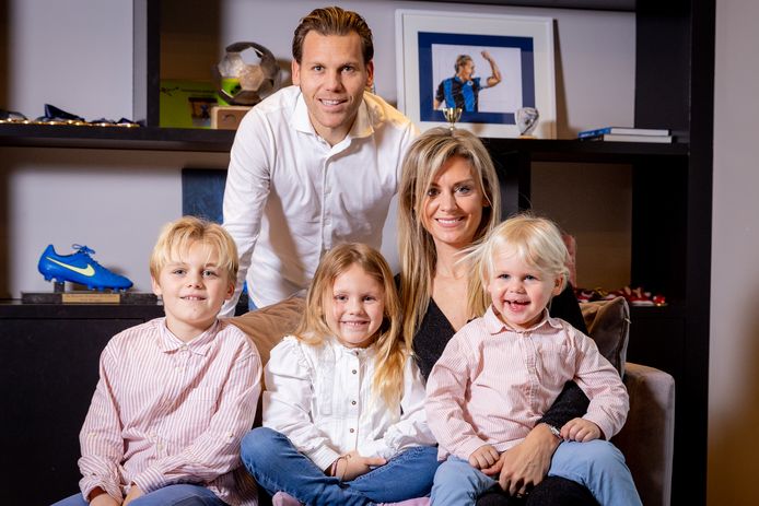 Het gezin Vormer: Ruud en Roos, met de kinderen Valente, Juliette en William.