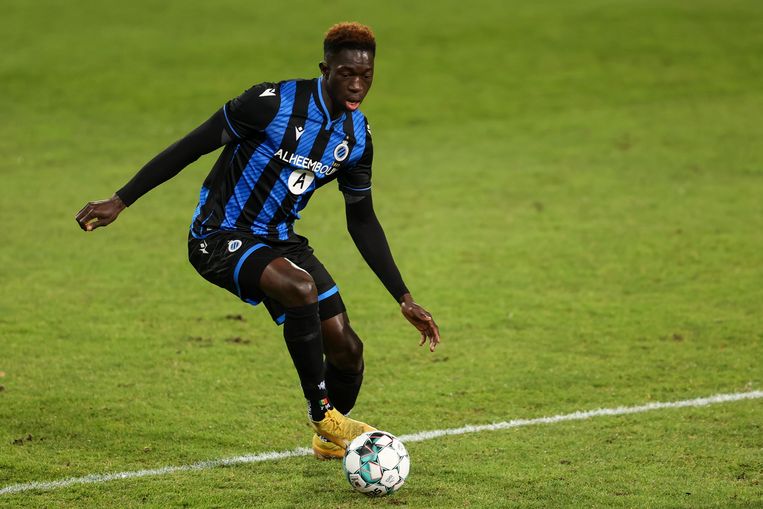 Mendy Formose van Club NXT, het Brugse belofteteam dat in 1B uitkomt.  Beeld BELGA