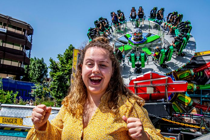 Dirkje Blikman moest even bijkomen van de Gladiator.