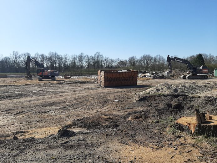 De Americahal in Apeldoorn is nu nagenoeg verdwenen.