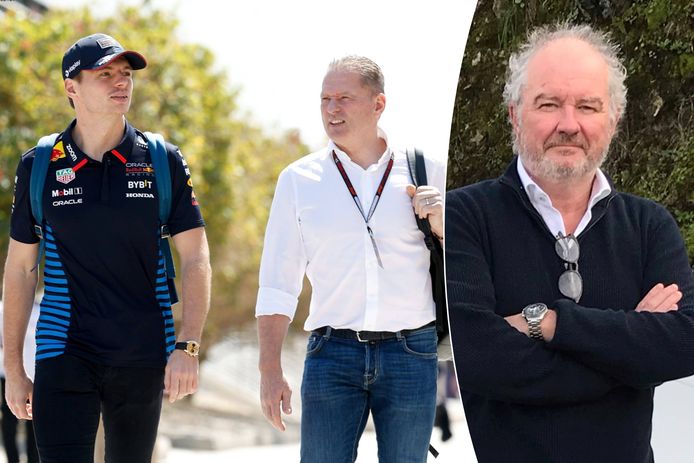 Links: Max en vader Jos Verstappen.
Rechts: Onze F1-expert Joost Bolle die de situatie bij Red Bull analyseert.