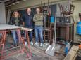 Monique Bentschap Knook, Rody Stokman (groene trui) en Chris Lenaerts mikken op opening van De Graaf van Buren op 1 mei.