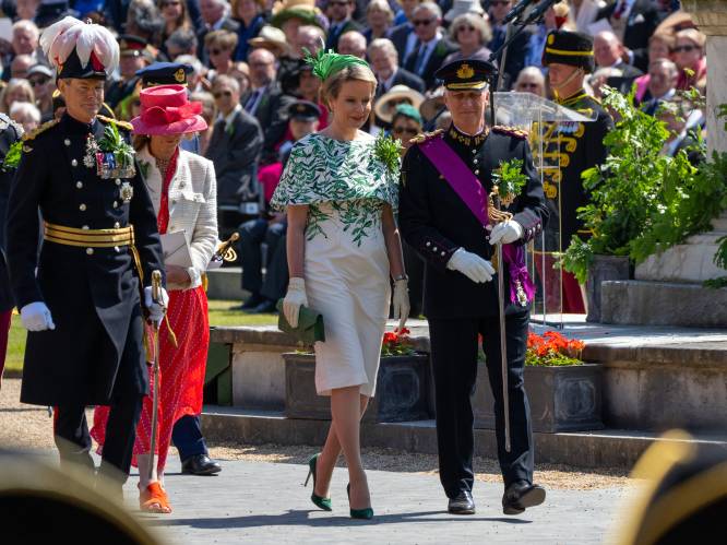 IN BEELD. Koning Filip en koningin Mathilde trekken de aandacht tijdens viering in Londen