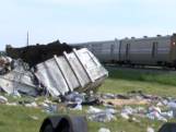 Collision entre un train et un camion dans l’Indiana: le véhicule totalement détruit
