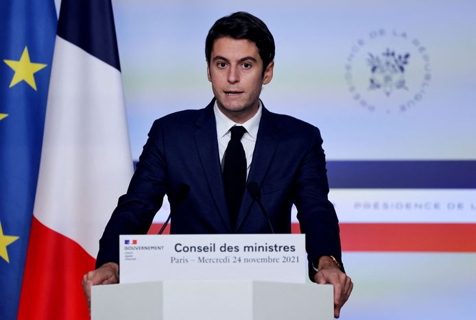 Gabriel Attal, porte-parole du gouvernement français