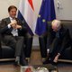 Rutte en Van Rompuy lunchen in Catshuis