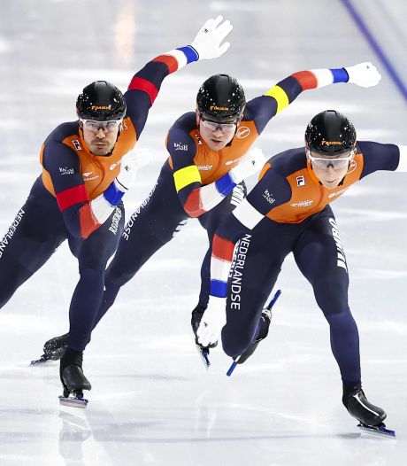 China houdt Nederland van zege af bij Team Sprint