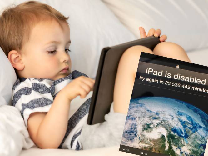 Kleuter tikt iets te veel foute paswoorden in op iPad van zijn vader: “Probeer het nog eens na 48 jaar”