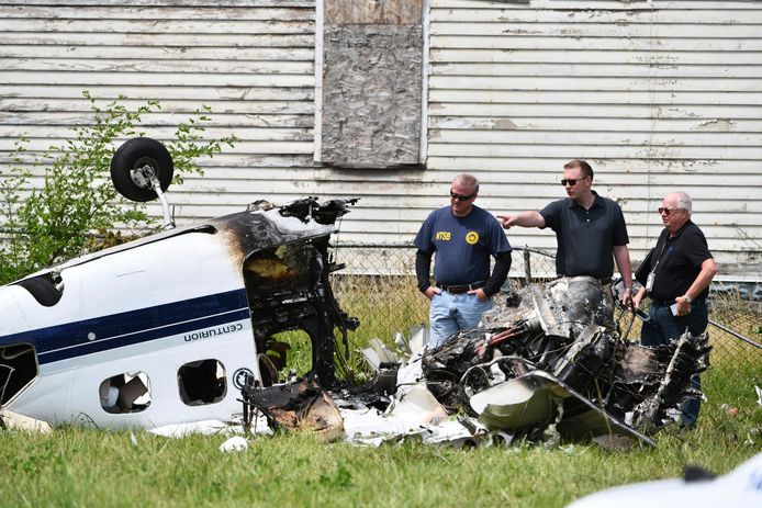 Illustratiefoto. De NTSB op de plaats in Detroit waar een klein vliegtuig in 2018 een dodelijke crash maakte.