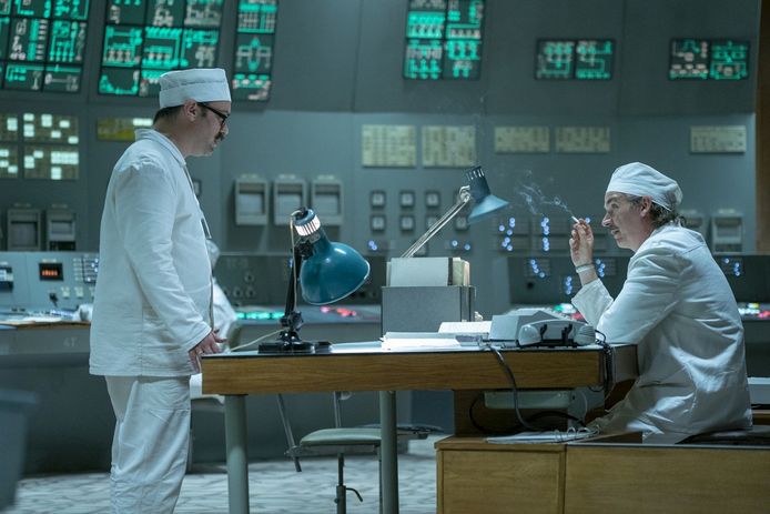 Sam Troughten en Paul Ritter in 'Chernobyl'.