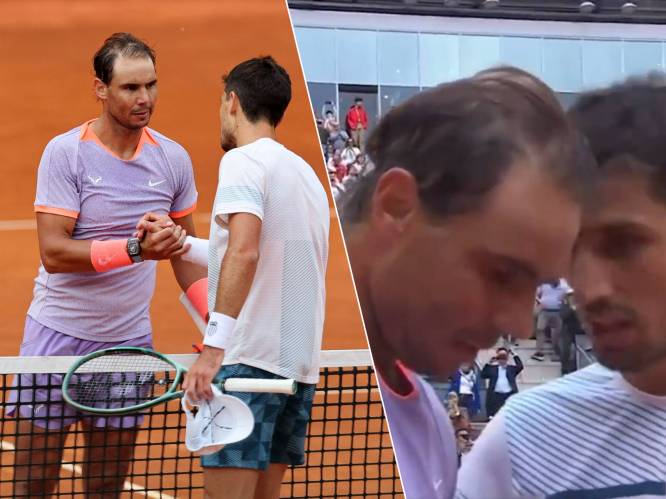 “Ik weet niet of dit de gewoonte is”: tegenstander Nadal is zó onder de indruk dat hij na match voor opvallend moment zorgt