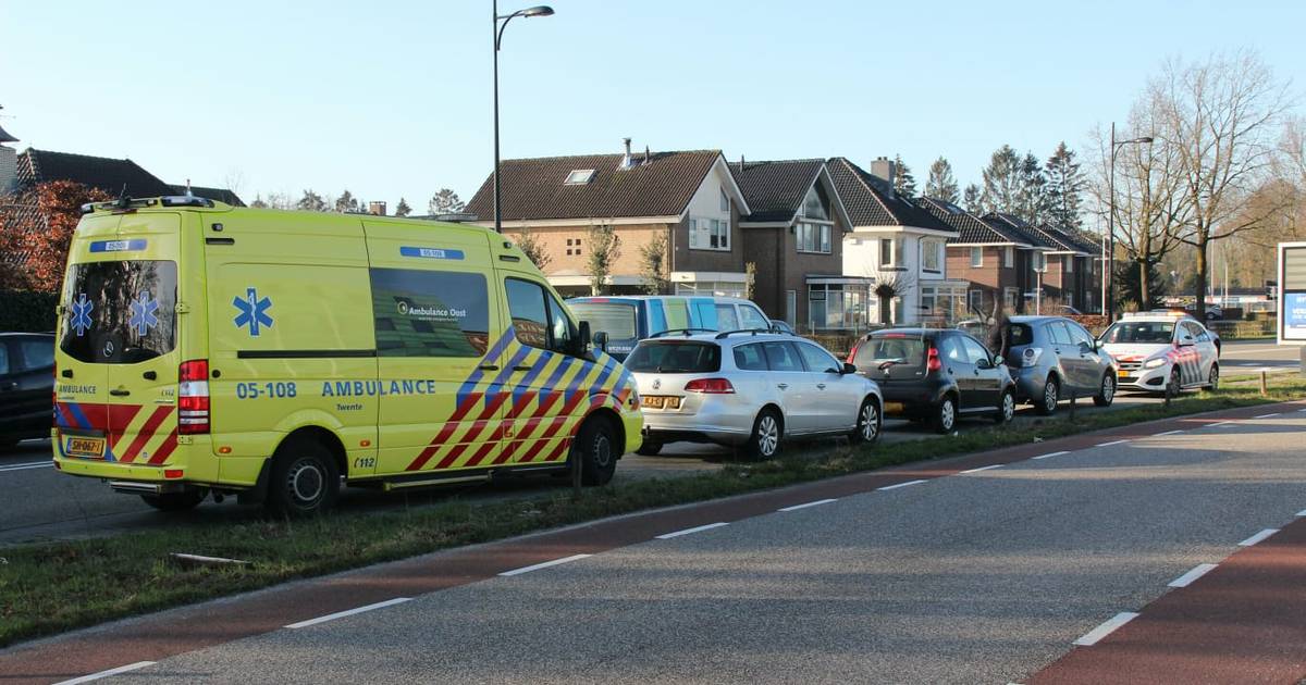 File door kop-staartbotsing in Rijssen.