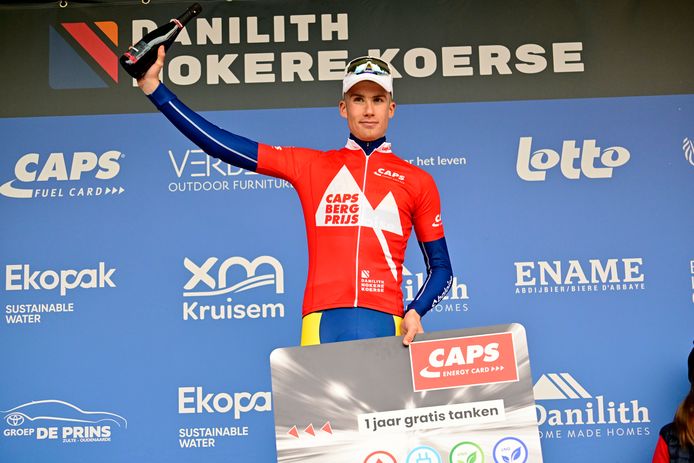Alex Colman won de bergprijs in Nokere Koerse.