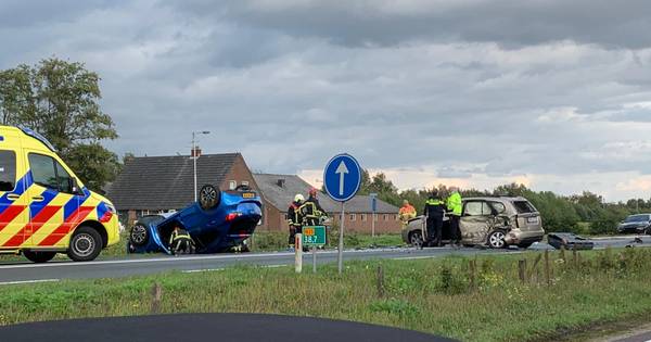 Eén gewonde bij ernstig ongeval op N35: weg tussen Wierden en #Nijverdal afgesloten.
