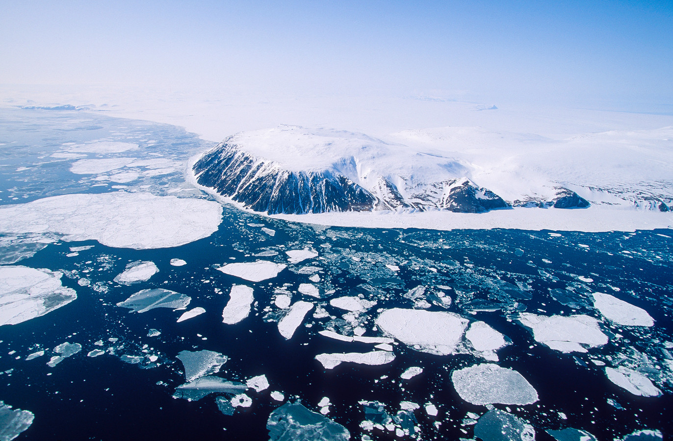 The pacific ocean the arctic ocean