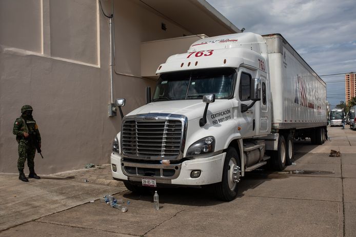 Twee weken geleden troffen de Mexicaanse autoriteiten ook al 600 migranten aan in twee vrachtwagens in de staat Veracruz.