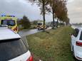 De automobilist raakte van de weg op de Slingerparallel bij Etten en overleed ter plaatse.