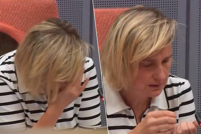 Hilde Crevits (CD&V) krijgt tranen in de ogen na kritiek op medewerker.