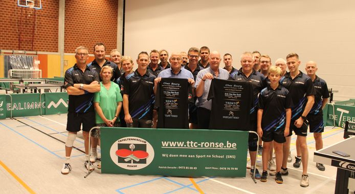 TTC Ronse begint met verhoogde ambities, stijlvolle truitjes en externe ...