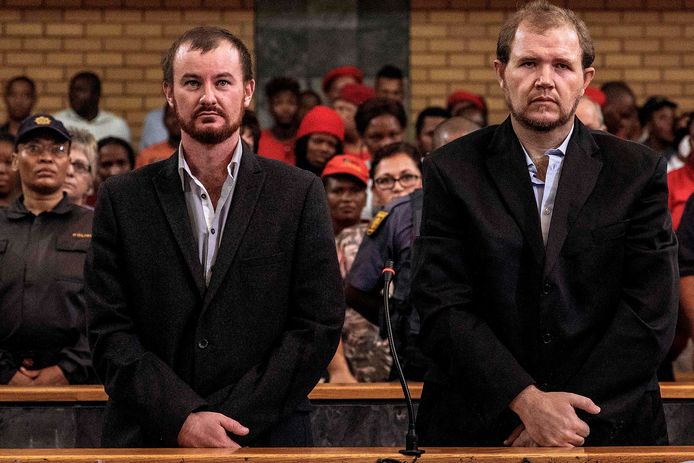 Pieter Doorewaard (28) (links) en  Philip Schutte( 35): beiden veroordeeld voor moord.