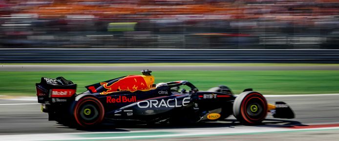 Max Verstappen tijdens de F1 Grand Prix van Italie in 2022