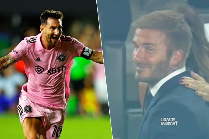 De winning goal van Messi bezorgde eigenaar David Beckham tranen.