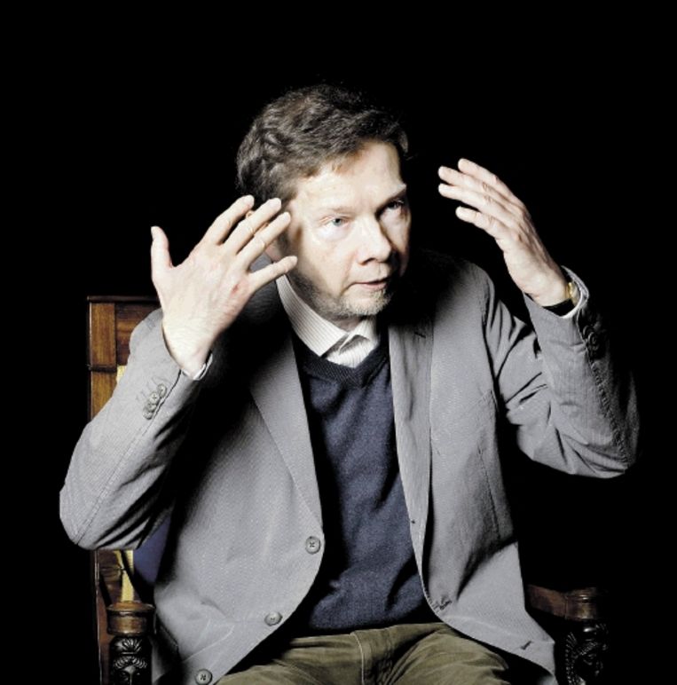 Eckhart Tolle: 'De vraag is niet wat ik van het leven wil, maar wat het leven, of God, van mij wil.' (FOTO MAARTJE GEELS) Beeld 