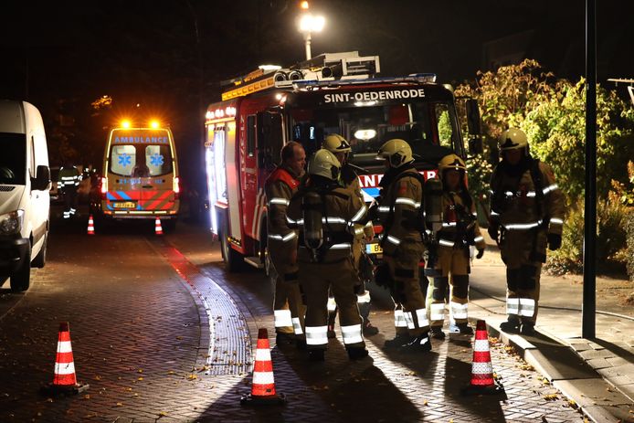 Brand in bijgebouw Sint-Oedenrode.