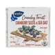Meer zout dan zaad, bij de Crunchy Twist-crackers van Wasa met cranberryzaad en zeezout