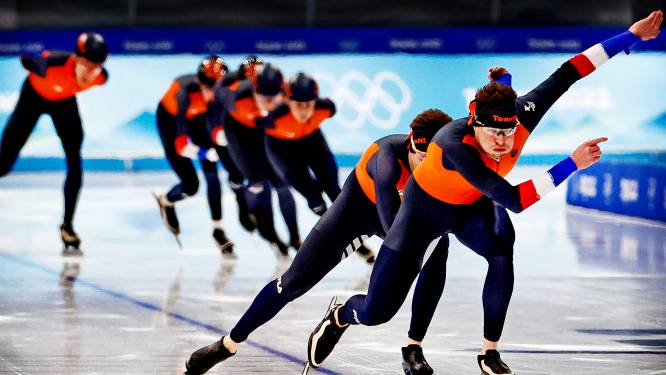 Sven Kramer en Jorrit Bergsma duo voor één dag op massastart: ‘We gaan allebei die sprint niet winnen’