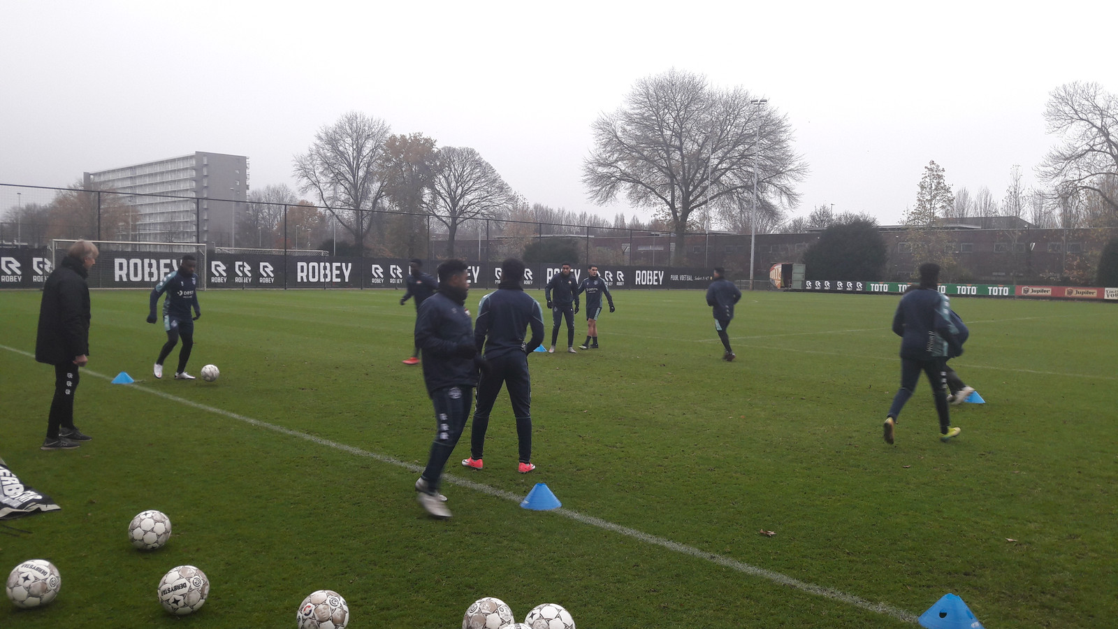 Willem II in de aanloop naar de wedstrijd tegen Fortuna Sittard.