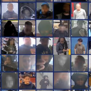 Police display identifiable photos of fraud suspects on roadside billboards and social media