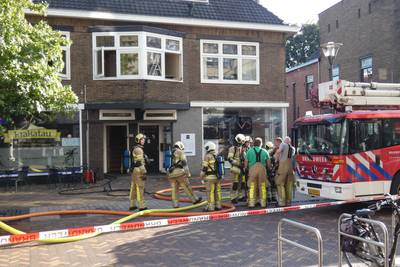 Lichtgewonde bij brand in Veenendaals restaurant